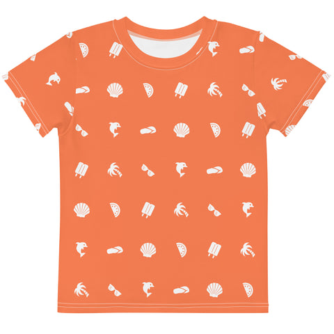 Summer Icon Coral ✧ Kids' Jersey T‑Shirt