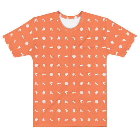 Summer Icon Coral ✧ Men's Jersey T‑Shirt