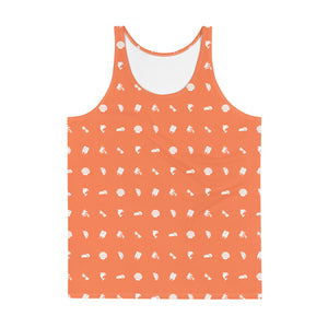 Summer Icon Coral ✧ Men's Jersey Tank Top