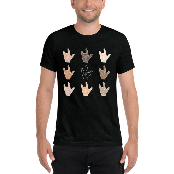 Hand in Hand ✧ Unisex Tri‑Blend T‑Shirt