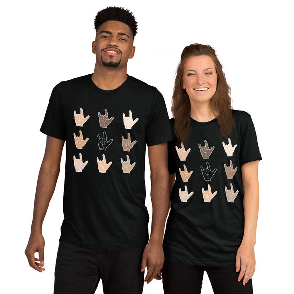 Hand in Hand ✧ Unisex Tri‑Blend T‑Shirt