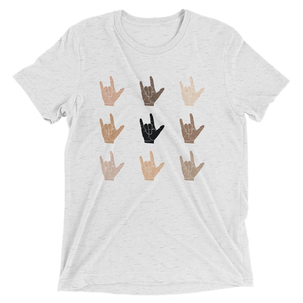 Hand in Hand ✧ Unisex Tri‑Blend T‑Shirt