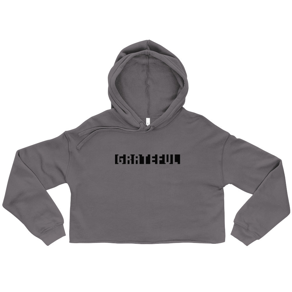 Feeling Grateful ✧ Women's Cropped Hoodie