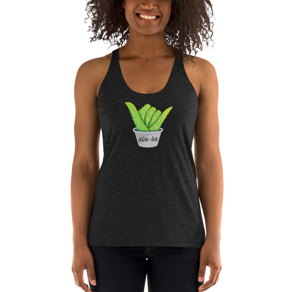 Aloe‑ha ✧ Women's Racerback Tank Top