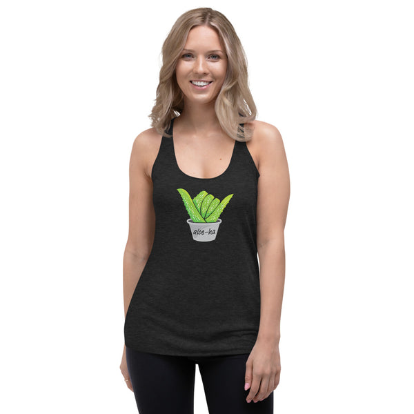 Aloe‑ha ✧ Women's Racerback Tank Top