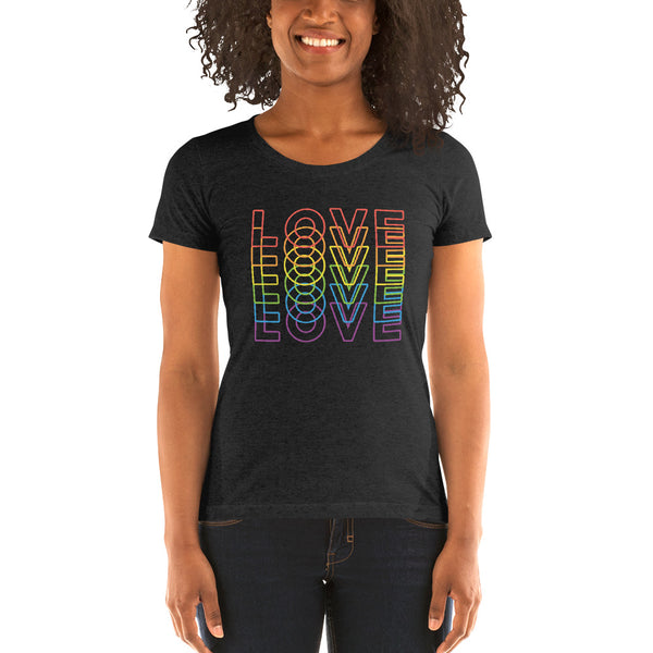 It's All Love ✧ Women's Tri‑Blend T‑Shirt