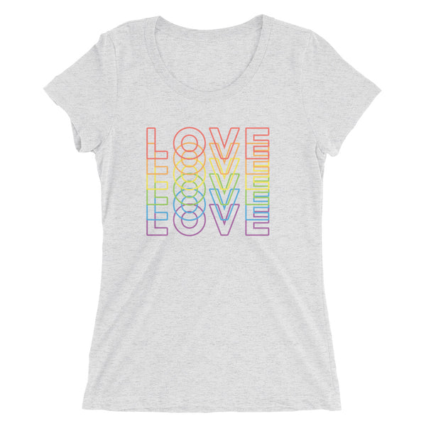 It's All Love ✧ Women's Tri‑Blend T‑Shirt